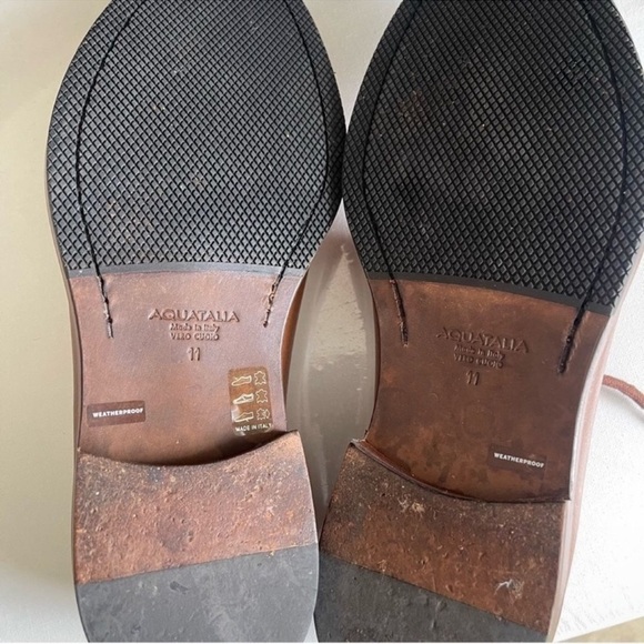 AQUATALIA Men's Derby lace up Shoes Size 11 Leather - Picture 7 of 10